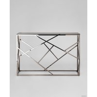 Консольный стол Stool Group Арт Деко 115x30 ECST-015-BG-SK (стекло Smoke/сталь темный хром)