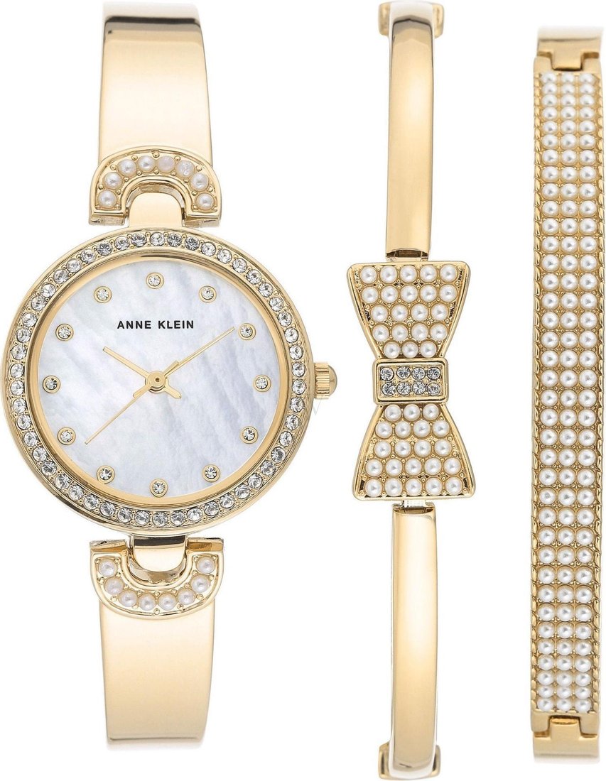 

Наручные часы с украшением Anne Klein 3466GPST