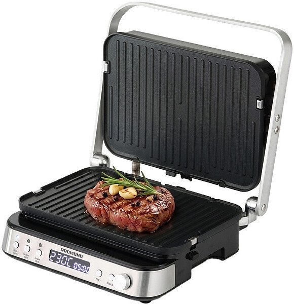 Электрогриль Redmond (Редмонд) SteakMaster RGM-M819D (серебристый)