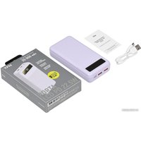 Внешний аккумулятор TFN Porta LCD PD 22.5W 20000mAh (сиреневый)