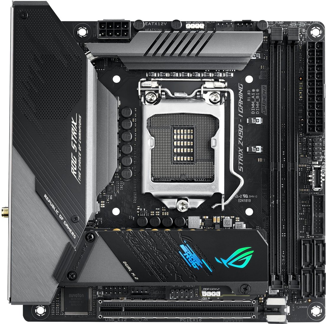 

Материнская плата ASUS ROG Strix Z490-I Gaming