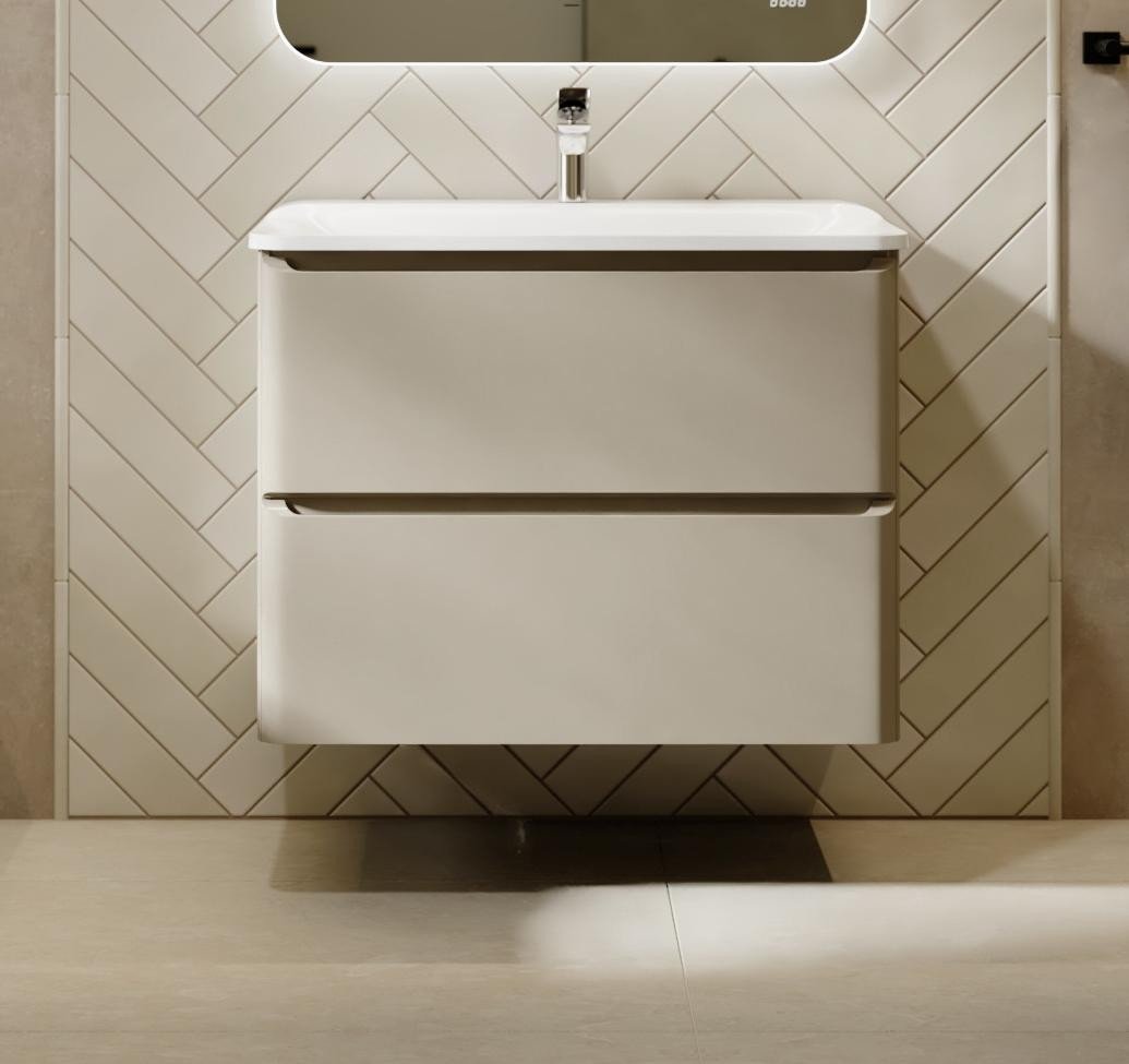 

Raval Тумба под умывальник Welto 80 Wel.01.80.2/P/BRS/RL