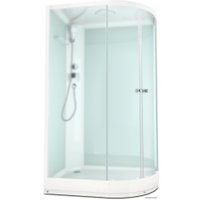 Душевая кабина Domani-Spa Delight 128 120x80 L (сатин-матированное стекло/белый) в Борисове