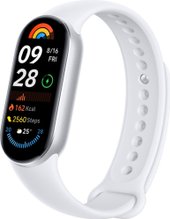 Smart Band 9 (серебристый, со светло-серым силиконовым ремешком, международная версия)