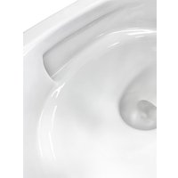 Унитаз подвесной Roxen Antares в комплекте с инсталляцией StounFix Dual Fresh 6 в 1 968010 (кнопка: золото глянцевое )