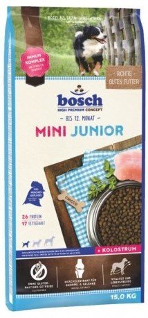 

Сухой корм для собак Bosch Mini Junior 15 кг (Мини Юниор)