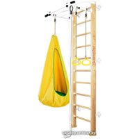 Шведская стенка (лестница) Kampfer Shiny Wall Стандарт №1 (натуральный/белый)