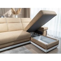 Угловой диван ПетраМебель Браво Люкс (бежевый)