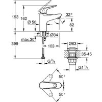 Смеситель Grohe Swift 24318001
