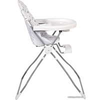 Высокий стульчик Polini Kids 152 (звезды, белый/серый)