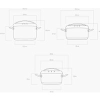 Набор кастрюль Nadoba Tesla 727818