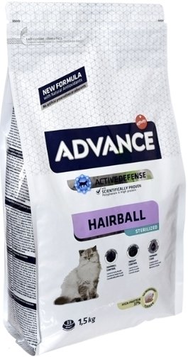 

Сухой корм для кошек Advance Sterilized Hairball 3 кг