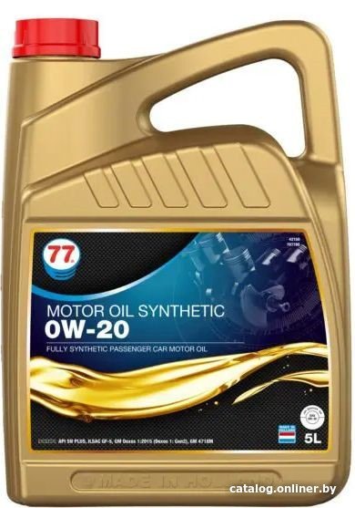 Моторное масло 77 Lubricants SN 5W-20 5л