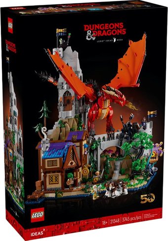 Конструктор LEGO Ideas 21348 Подземелья и драконы: Сказка Красного Дракона