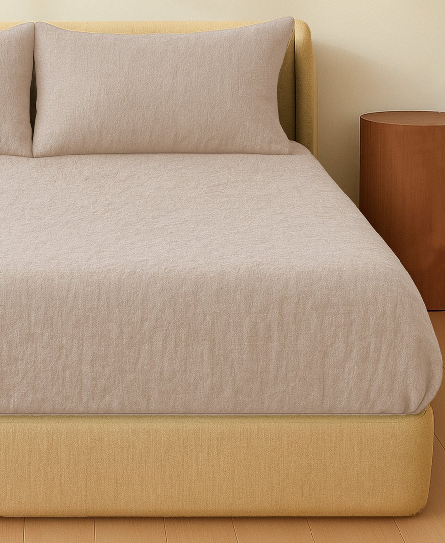 

Простыня Sima-Land Linen collection 10857014 (бежевый)