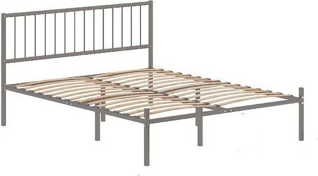 

Кровать Домаклево Металика В4 160x190 (серый)