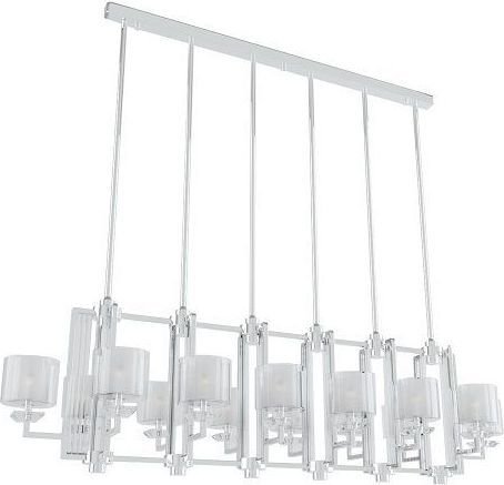 

Подвесная люстра Newport 4408+6/S сhrome