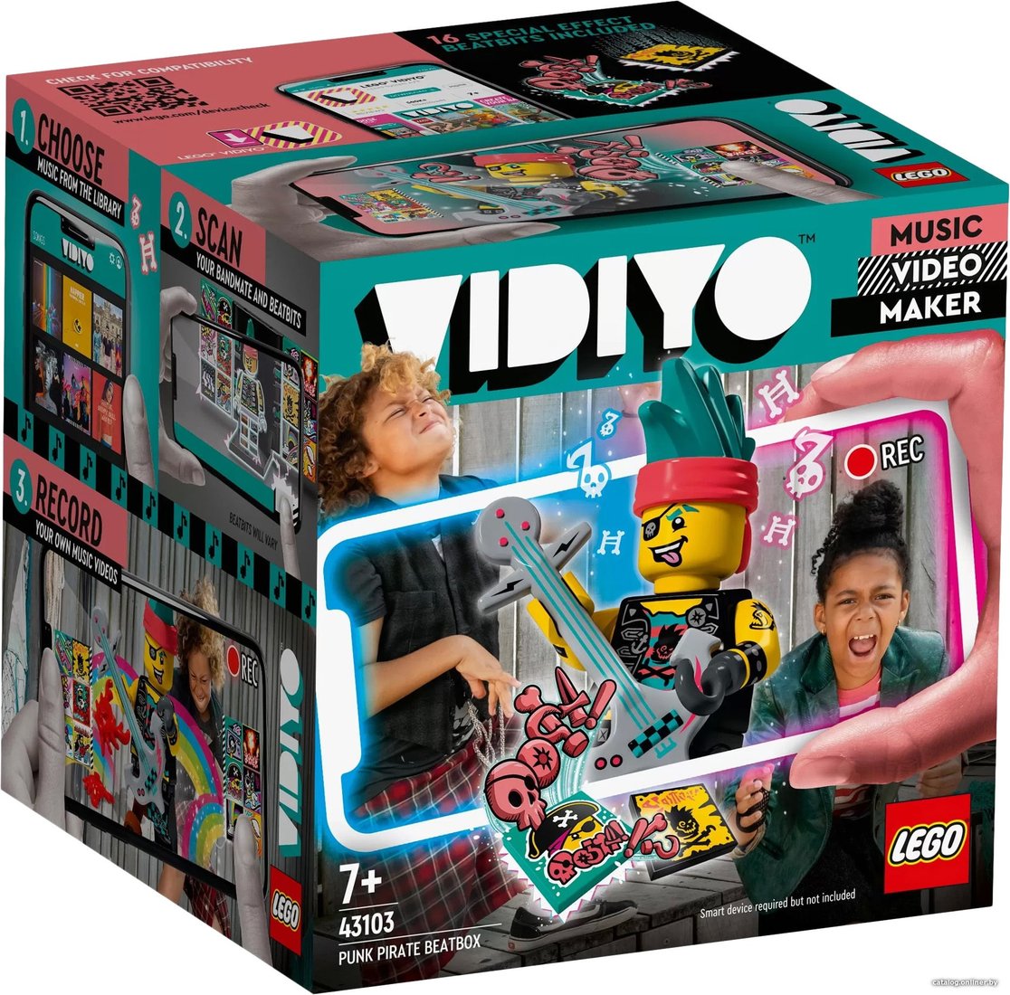 Конструктор LEGO Vidiyo 43103 Битбокс Пирата Панка