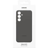 Чехол для телефона Samsung Silicone Case Galaxy S24 FE (черный)