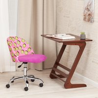 Офисное кресло TetChair Melody Botanica 06 kiwi/138 (ткань/флок, фиолетовый)