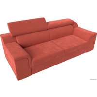 Диван Лига диванов Лига-003 117115 (микровельвет коралловый)