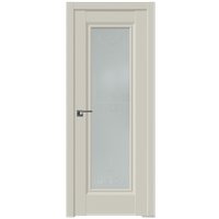 Межкомнатная дверь ProfilDoors 2.35U L 60x200 (магнолия сатинат, стекло Франческа кристалл)