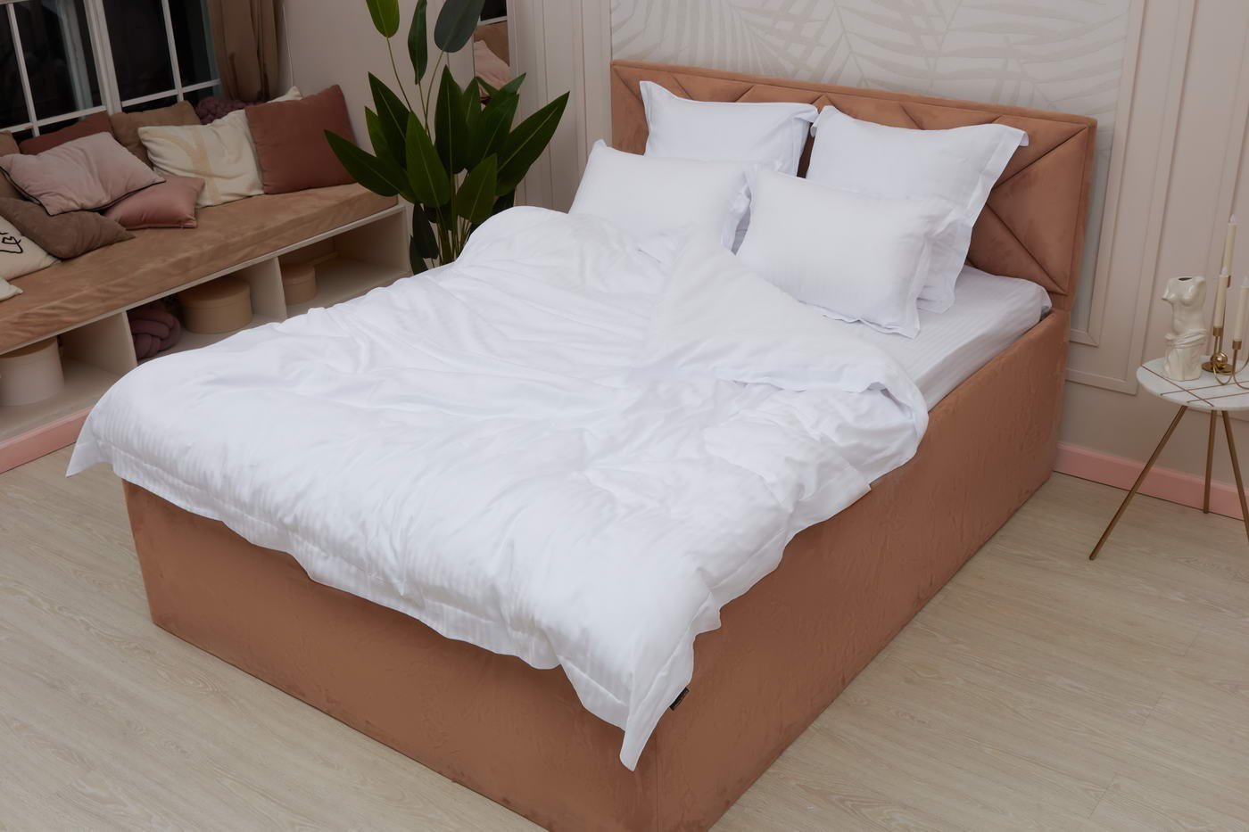 

Постельное белье Sofi De MarkO Моне Евро 2н Евро-СС-М-бел (белый)