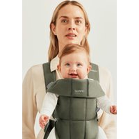 Рюкзак-переноска BabyBjorn Mini Cotton 0210.40 (woven dark green)