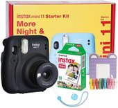 Instax Mini 11 Starter Kit (темно-серый)