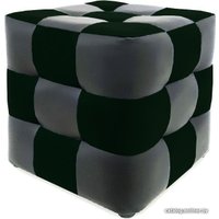 Пуфик Brioli Рубик L20-L18 (серый/синий)