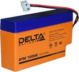 

Аккумулятор для ИБП Delta DTM 12008 (12В/0.8 А·ч)