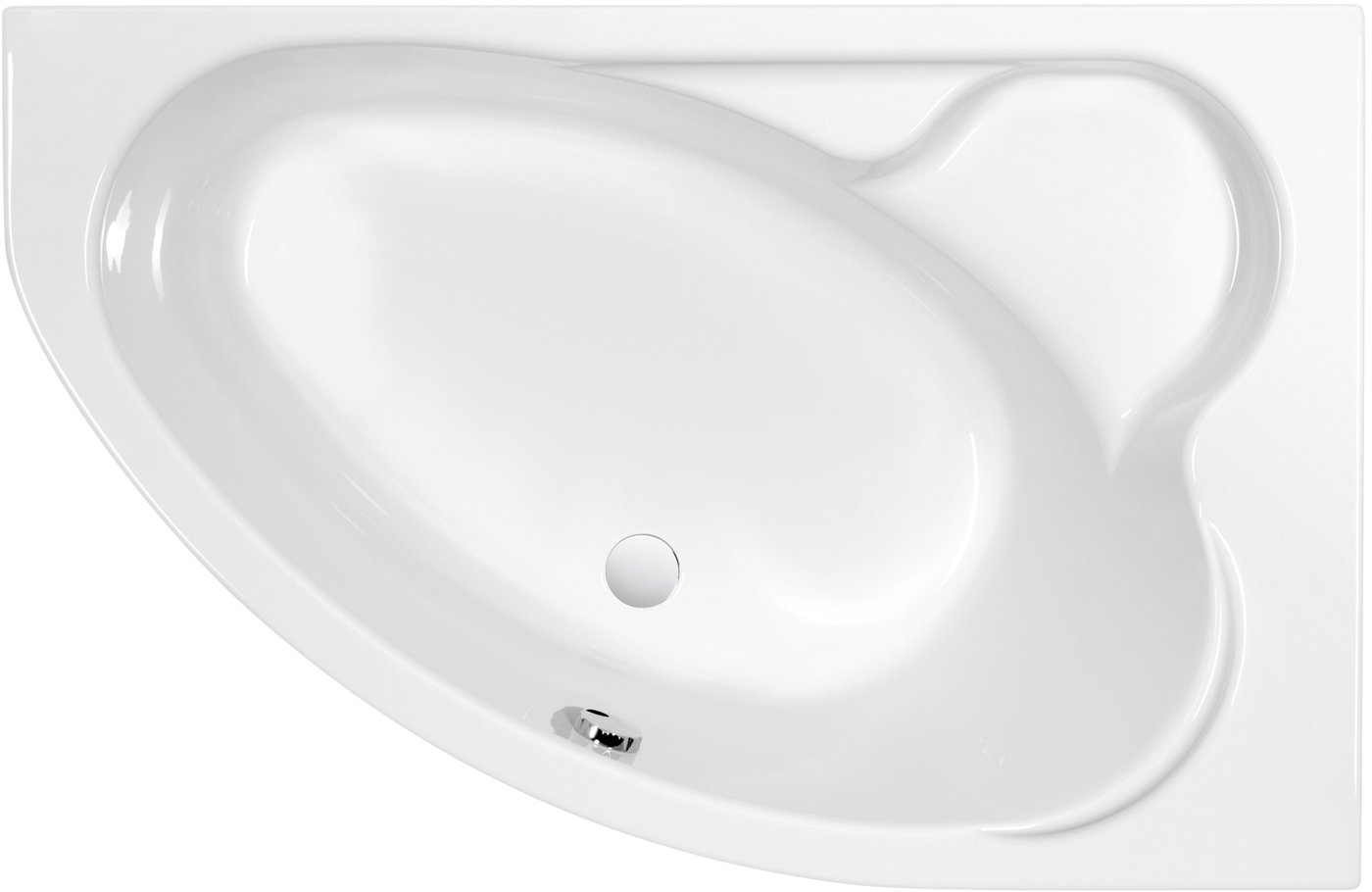 

Ванна Cersanit Kaliope 153x100 R (с каркасом)