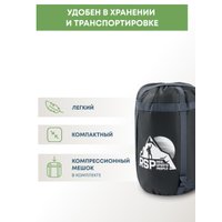Спальный мешок RSP Outdoors Sleep 450 R RipStop 2024 (серый, 220x75см, молния справа)
