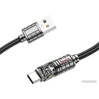Кабель Hoco U122 USB Type-A - USB Type-C (1.2 м, черный)