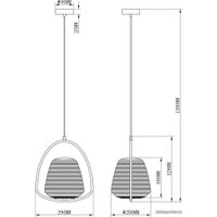 Подвесная люстра Moderli Julia V2880-1P