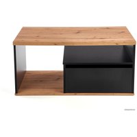 Журнальный столик Halmar Pantera 110x60x50 (дуб вотан/черный)