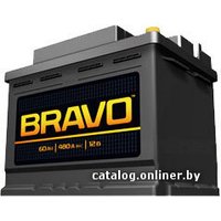 Автомобильный аккумулятор BRAVO 6CT-60 (60 А/ч)