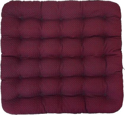 Подушка для сидения Smart Textile Уют-Премиум 40x40 ST167 (лузга гречихи, бордовый)