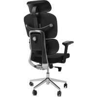 Игровое (геймерское) кресло Jiqiao R6001-ПЧ (черный/черный)