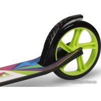 Двухколесный подростковый самокат Indigo Vamos IN054 (черный/зеленый)