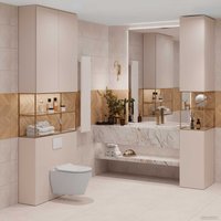 Унитаз напольный Керамин Бари R (Бергамо Slim с микролифтом, 2-режимный слив) в Могилеве