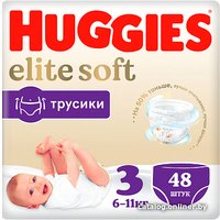 Трусики-подгузники Huggies Elite Soft 3 (48 шт)