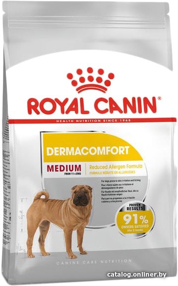Сухой корм для собак Royal Canin Medium Dermacomfort 3 кг