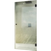 Душевая дверь MaybahGlass 195x70.5 MGD-519-6 (сатин стекло/черный)