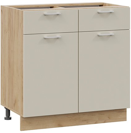 

Шкаф напольный Трия Габриэлла 1Н8Я1 (дуб крафт золотой/крем)