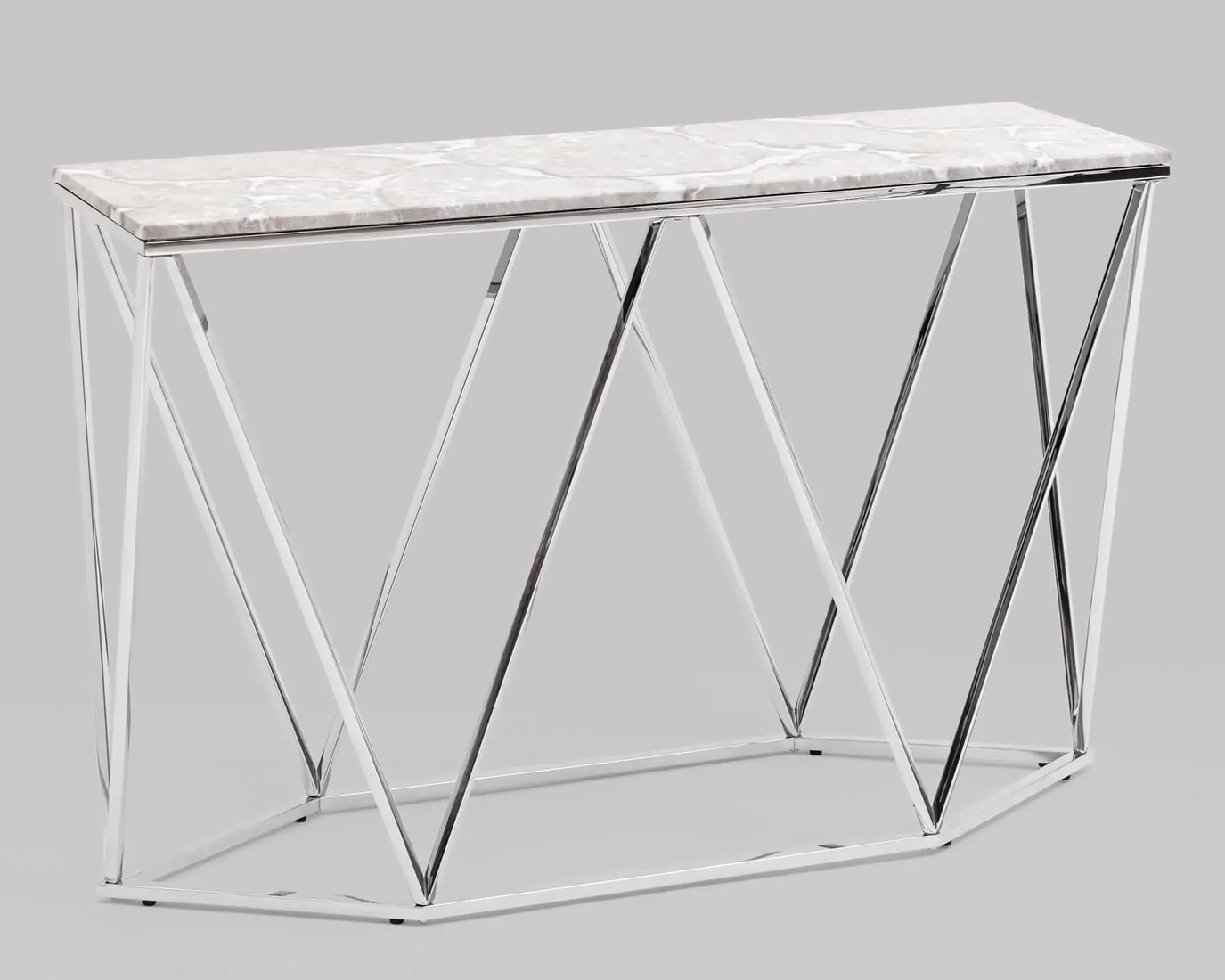 

Консольный стол Stool Group Авалон 122x41 (серый мрамор/сталь серебро)