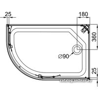 Душевая кабина Triton Коралл А3 120x80 R (мозаика)