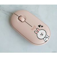 Мышь Logitech M350 Pebble Line Friends Cony (розовый)