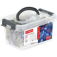 Светодиодная гирлянда Vegas Нить 55193 (5м, синий)