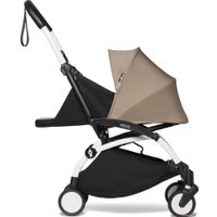 Универсальная коляска Babyzen Yoyo2 (2 в 1, мягкая люлька, белая рама, taupe)